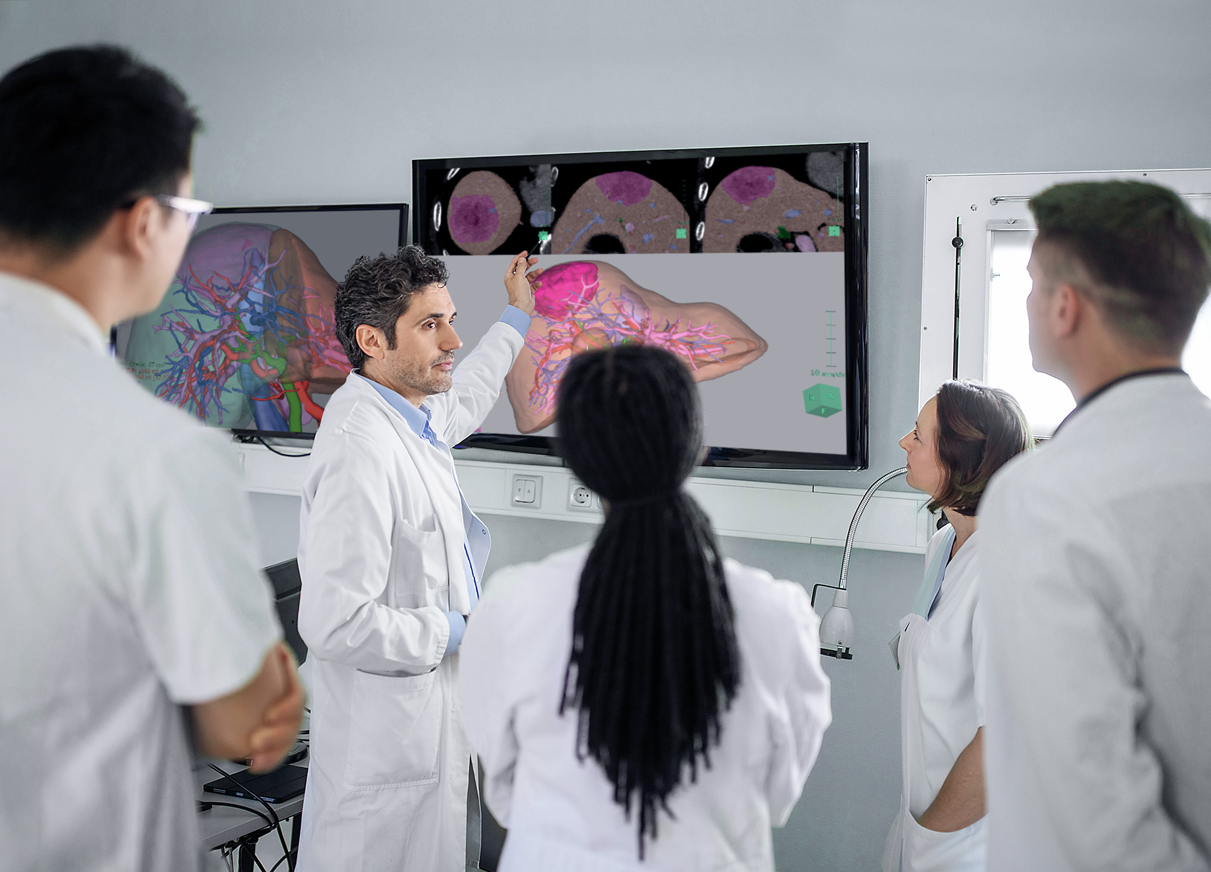Doctors Evaluating Medical Imagery